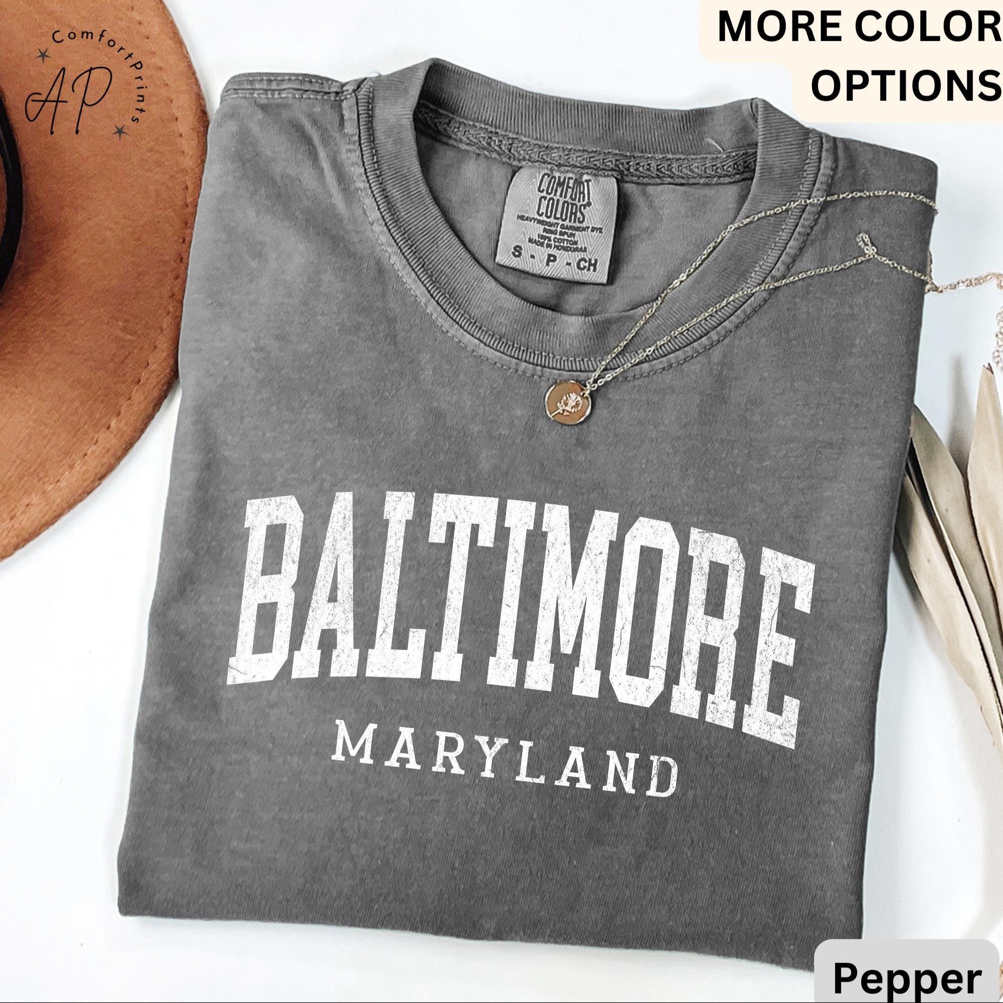 Baltimore Comfort Colors® T-Shirt, Baltimore Maryland Souvenir Shirt, Gift for Baltimore Traveler