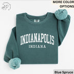 Indianapolis Comfort Colors® Sweatshirt, Indianapolis Indiana Souvenir Sweater, Gift for Indianapolis Traveler
