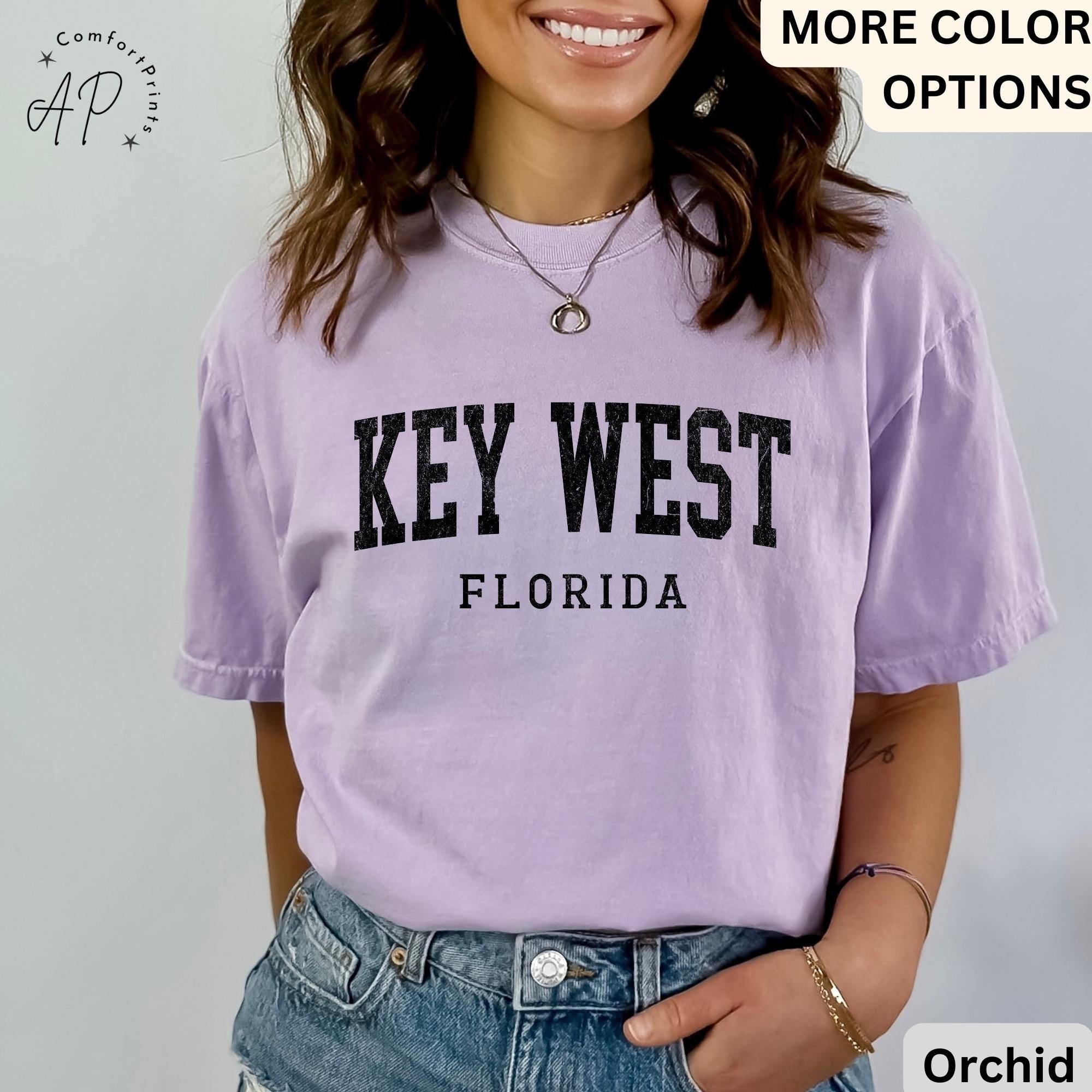 Key West Comfort Colors® T-Shirt, Key West Florida Souvenir Shirt, Gift for Key West Traveler