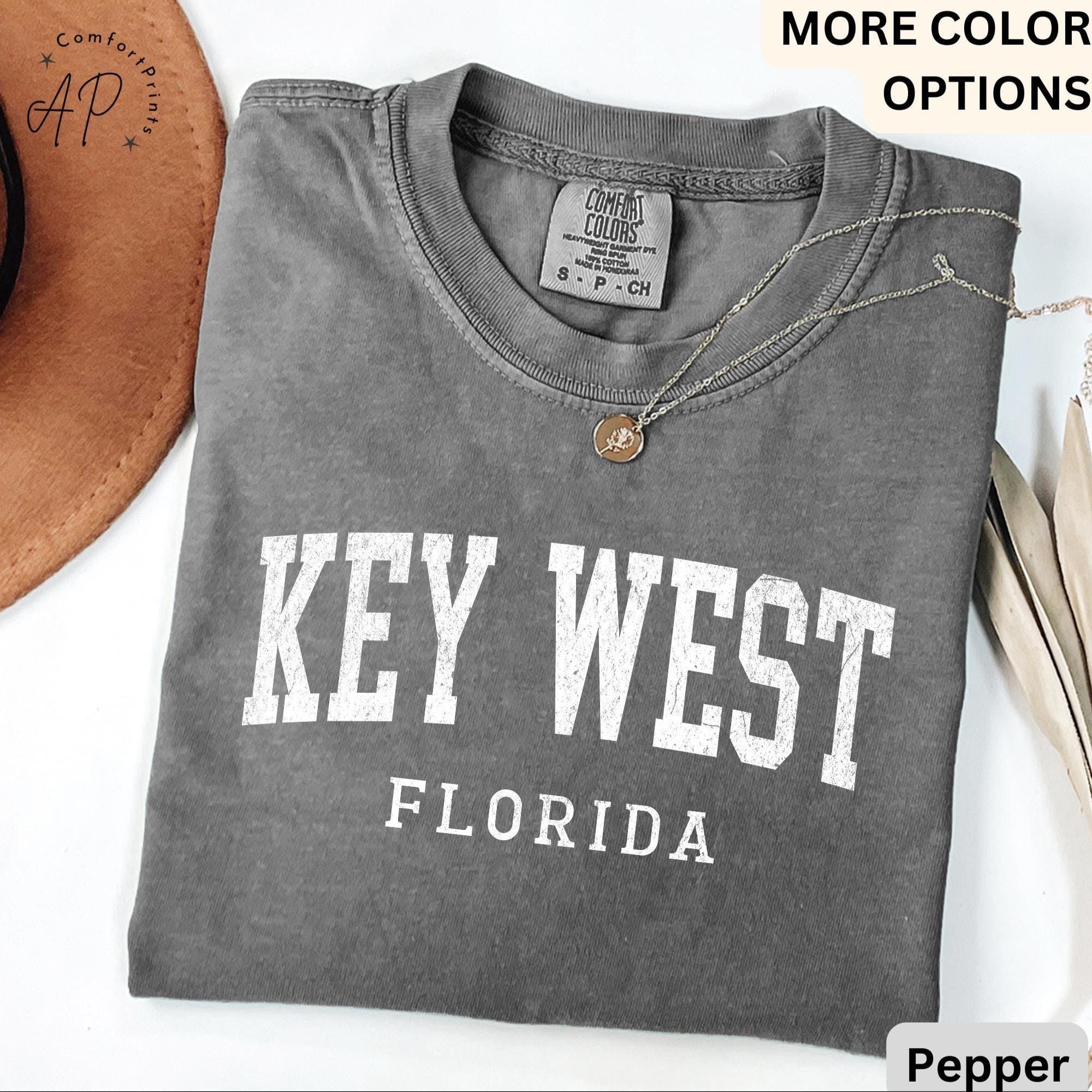 Key West Comfort Colors® T-Shirt, Key West Florida Souvenir Shirt, Gift for Key West Traveler