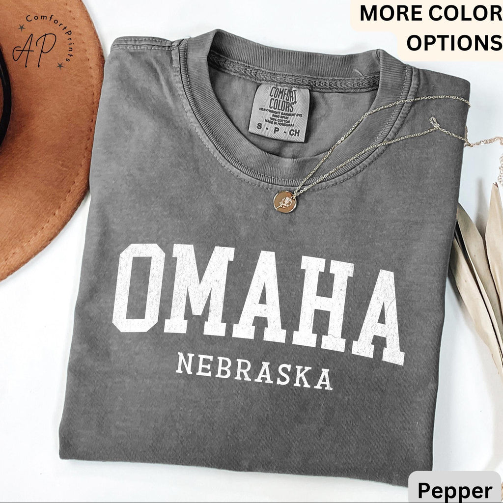 Omaha Comfort Colors® T-Shirt, Omaha Nebraska Souvenir Shirt, Gift for Omaha Traveler