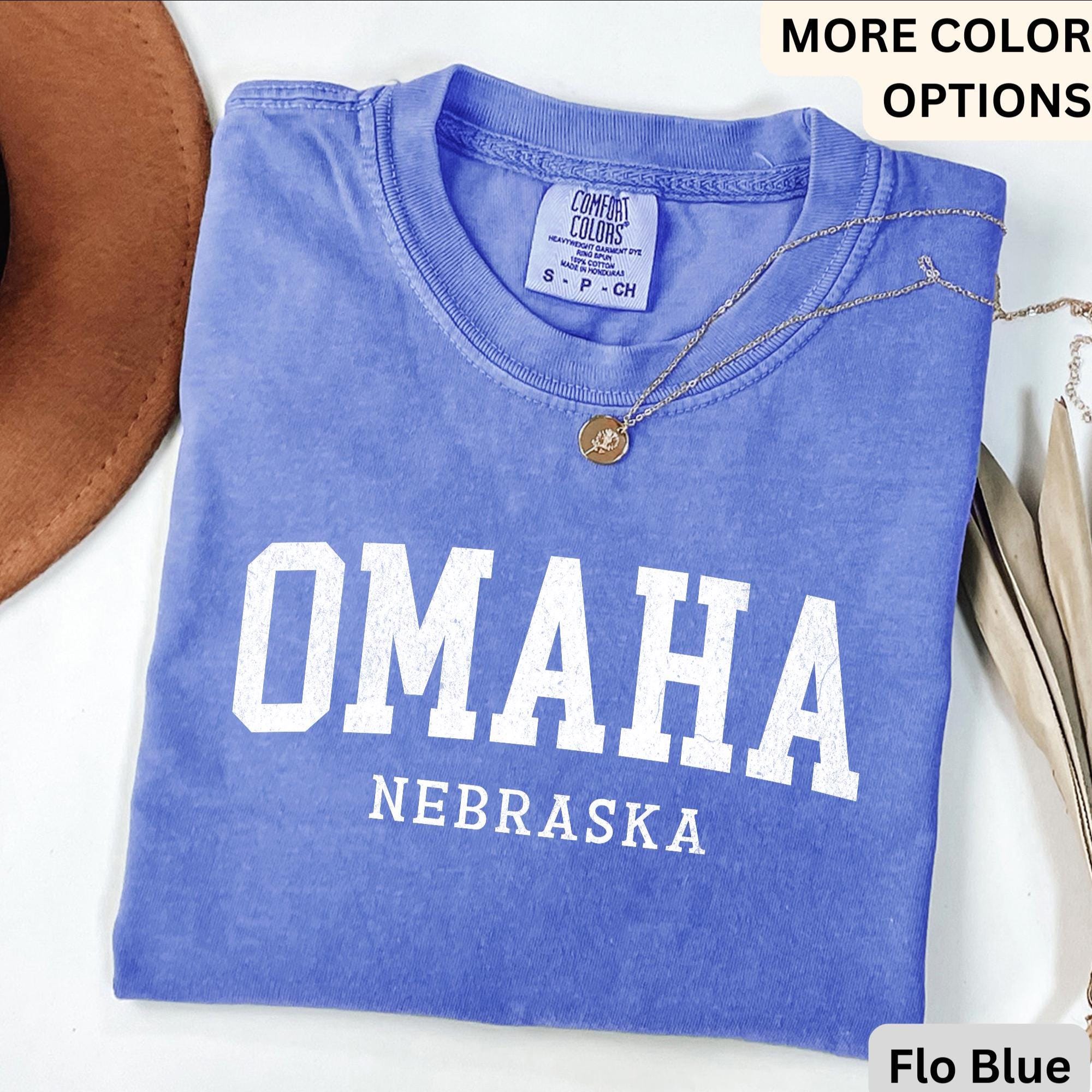 Omaha Comfort Colors® T-Shirt, Omaha Nebraska Souvenir Shirt, Gift for Omaha Traveler