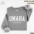 Omaha Comfort Colors® Sweater, Omaha Nebraska Souvenir Sweatshirt, Gift for Omaha Traveler