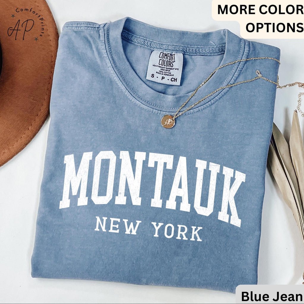 Montauk Comfort Colors® T-Shirt, Montauk New York Souvenir Shirt, Gift for Montauk Traveler