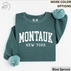 Montauk Comfort Colors® Sweatshirt, Montauk New York Souvenir Sweater, Gift for Montauk Traveler
