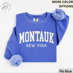 Montauk Comfort Colors® Sweatshirt, Montauk New York Souvenir Sweater, Gift for Montauk Traveler