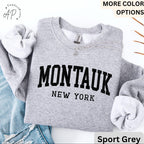 Montauk Comfort Colors® Sweatshirt, Montauk New York Souvenir Sweater, Gift for Montauk Traveler