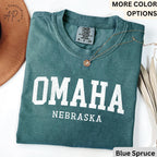 Omaha Comfort Colors® T-Shirt, Omaha Nebraska Souvenir Shirt, Gift for Omaha Traveler