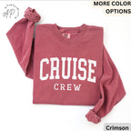 Cruise Crew Comfort Colors® Long Sleeve Shirt, Cruise Trip Long-Sleeve Shirt, Cruising, Gift for Family Trip