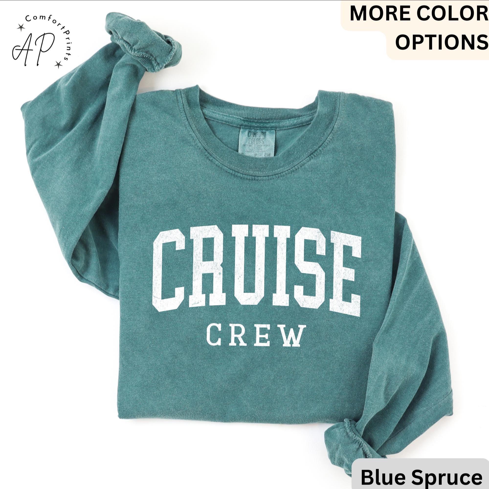 Cruise Crew Comfort Colors® Long Sleeve Shirt, Cruise Trip Long-Sleeve Shirt, Cruising, Gift for Family Trip