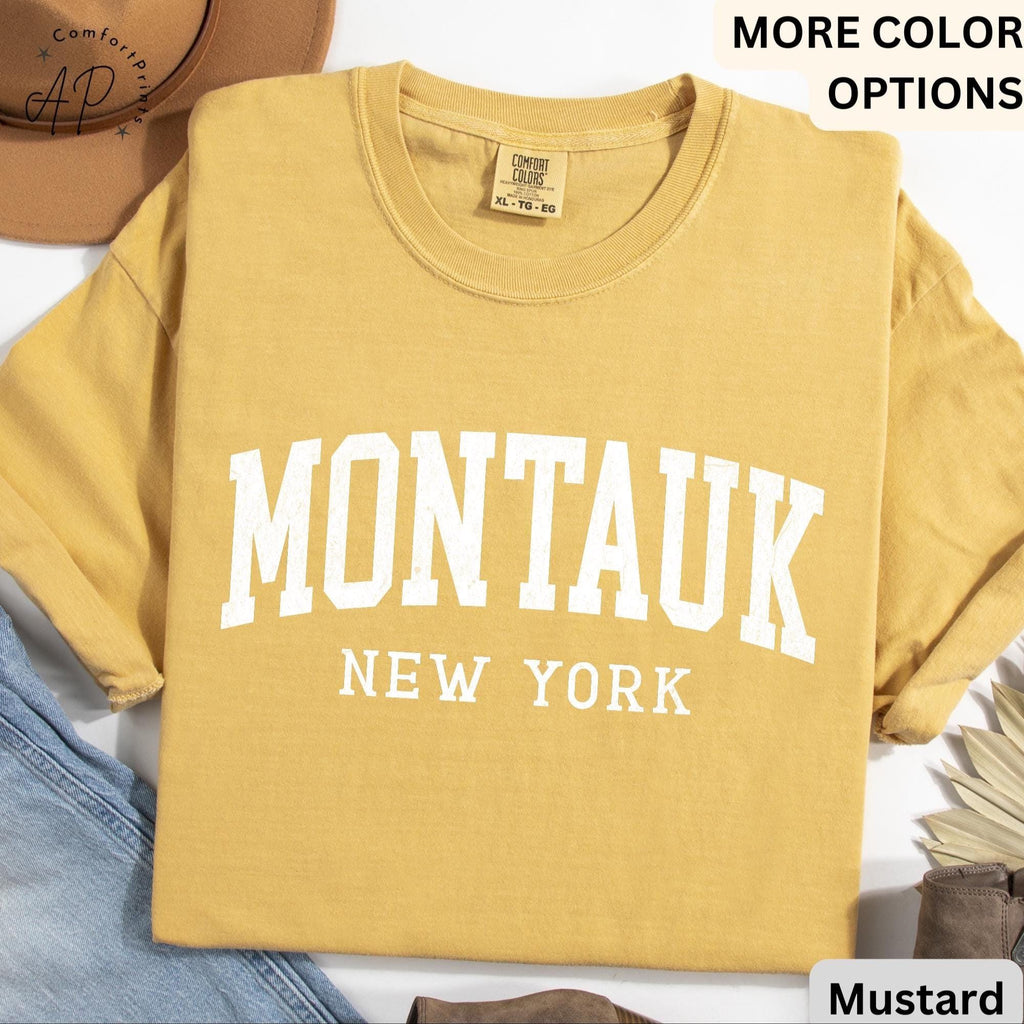 Montauk Comfort Colors® T-Shirt, Montauk New York Souvenir Shirt, Gift for Montauk Traveler