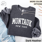 Montauk Comfort Colors® Sweatshirt, Montauk New York Souvenir Sweater, Gift for Montauk Traveler
