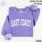 East Coast Comfort Colors® Sweatshirt, East Coast Girl Souvenir Sweater, Gift for East Coast Beach T-Shirt, East Coast Long-Sleeve Shirt