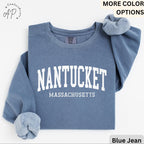 Nantucket Comfort Colors® T-Shirt, Nantucket Massachusetts Souvenir Shirt, Gift for Nantucket Sweatshirt, Nantucket Long-Sleeve Shirt