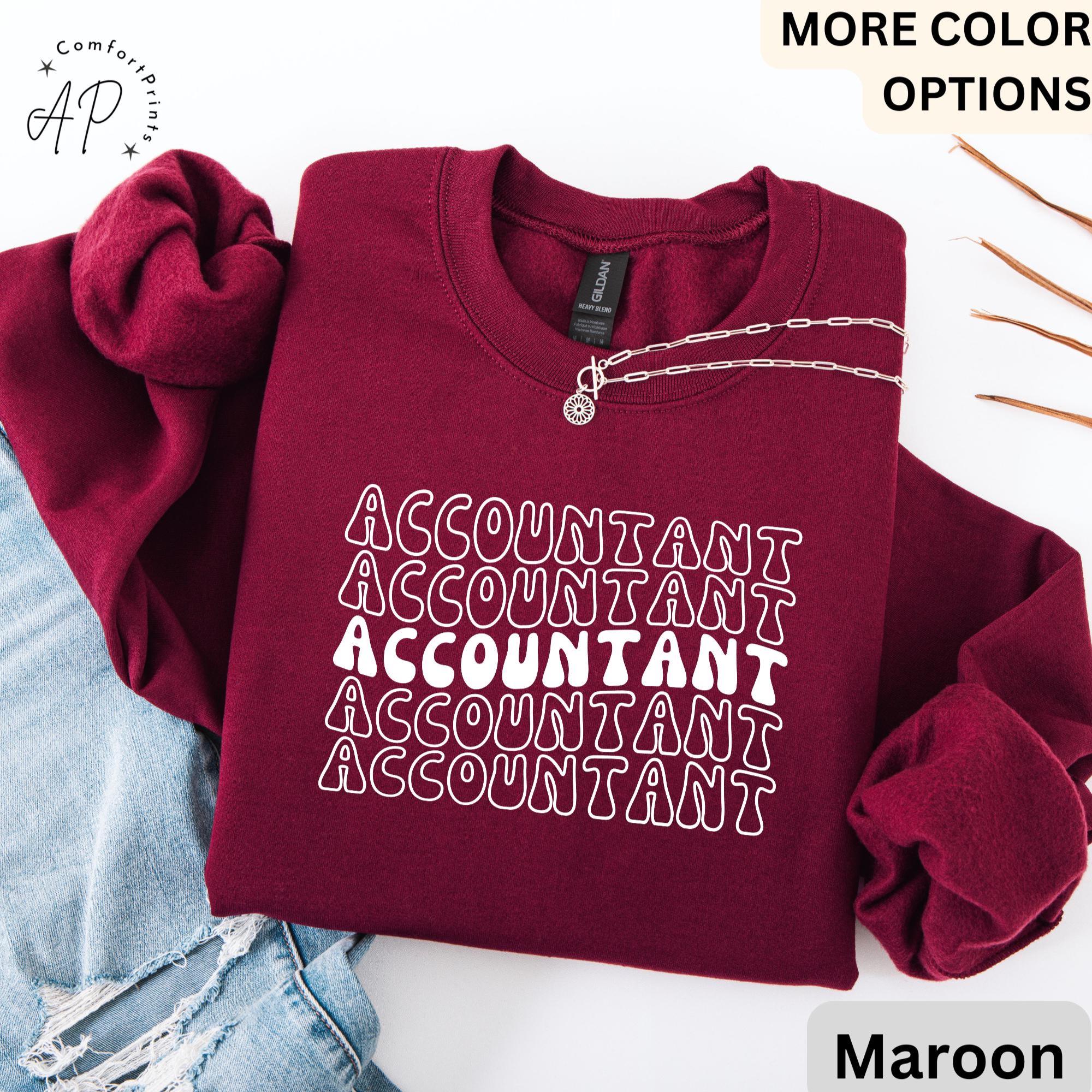Accountant Comfort Colors® T-Shirt, Gift for Accounting Shirt, Accountant Sweatshirt, Public Accountant Long-Sleeve Shirt