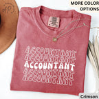 Accountant Comfort Colors® T-Shirt, Gift for Accounting Shirt, Accountant Sweatshirt, Public Accountant Long-Sleeve Shirt