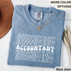 Accountant Comfort Colors® Sweatshirt, Gift for Accounting Sweater, Accountant T-Shirt, Public Accountant Long-Sleeve Shirt