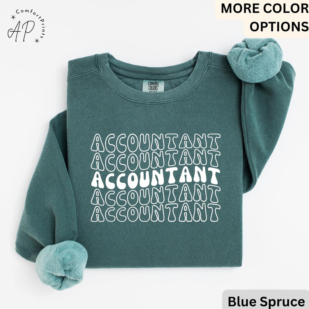 Accountant Comfort Colors® Sweatshirt, Gift for Accounting Sweater, Accountant T-Shirt, Public Accountant Long-Sleeve Shirt