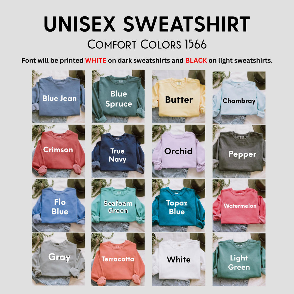 Retro Ultrasound Tech Comfort Colors Sweatshirt: Sonography Student Gift
