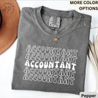 Accountant Comfort Colors® T-Shirt, Gift for Accounting Shirt, Accountant Sweatshirt, Public Accountant Long-Sleeve Shirt