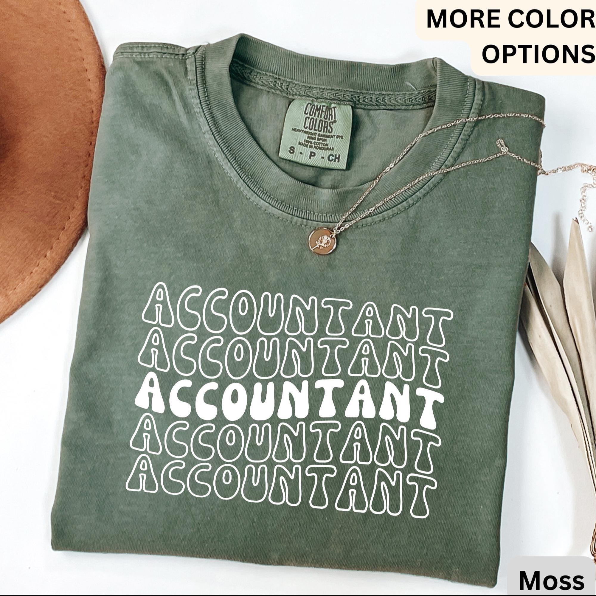 Accountant Comfort Colors® Sweatshirt, Gift for Accounting Sweater, Accountant T-Shirt, Public Accountant Long-Sleeve Shirt