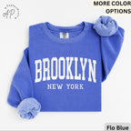 Brooklyn Comfort Colors® Sweatshirt, Brooklyn New York Souvenir Sweater, Gift for Brooklyn Traveler T-Shirt, Brooklyn Long-Sleeve Shirt