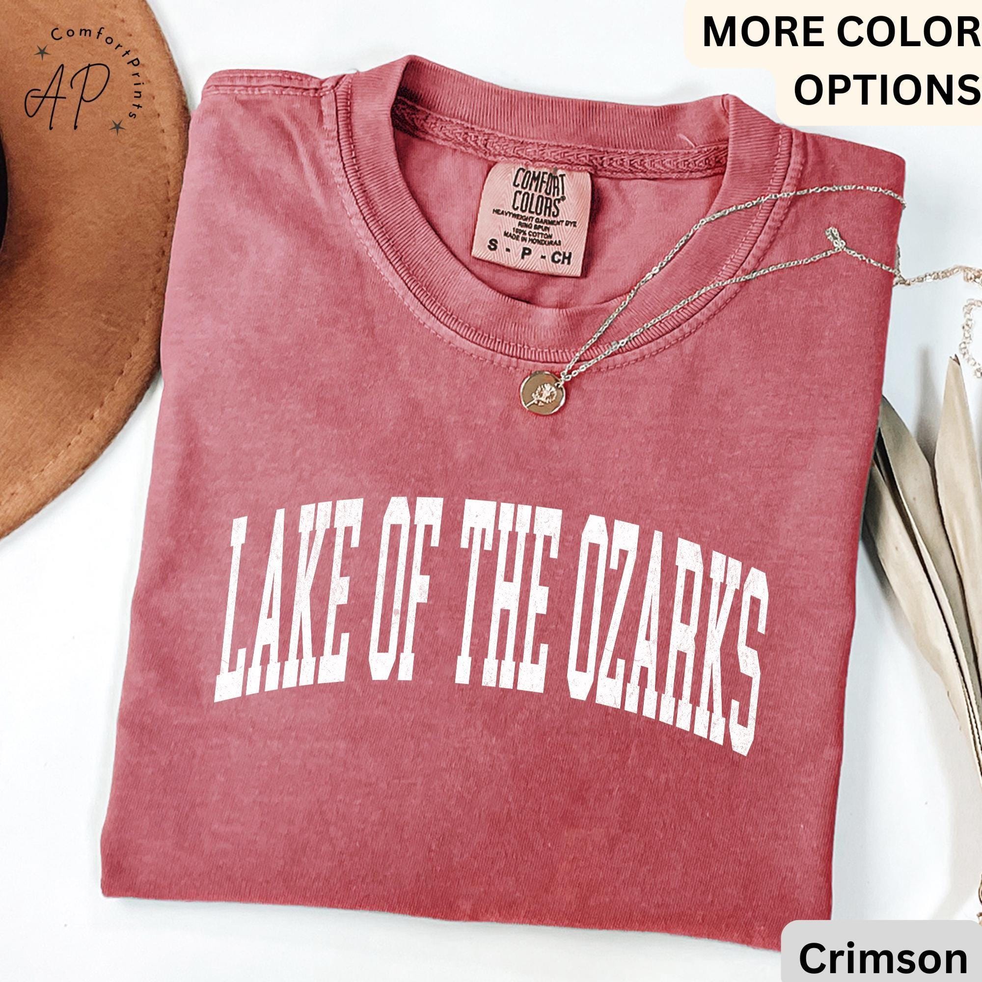 Lake of the Ozarks Comfort Colors® T-Shirt, Souvenir Ozark MO Shirt, Gift for Lake Ozarks Sweatshirt, Lake of the Ozarks Long-Sleeve Shirt