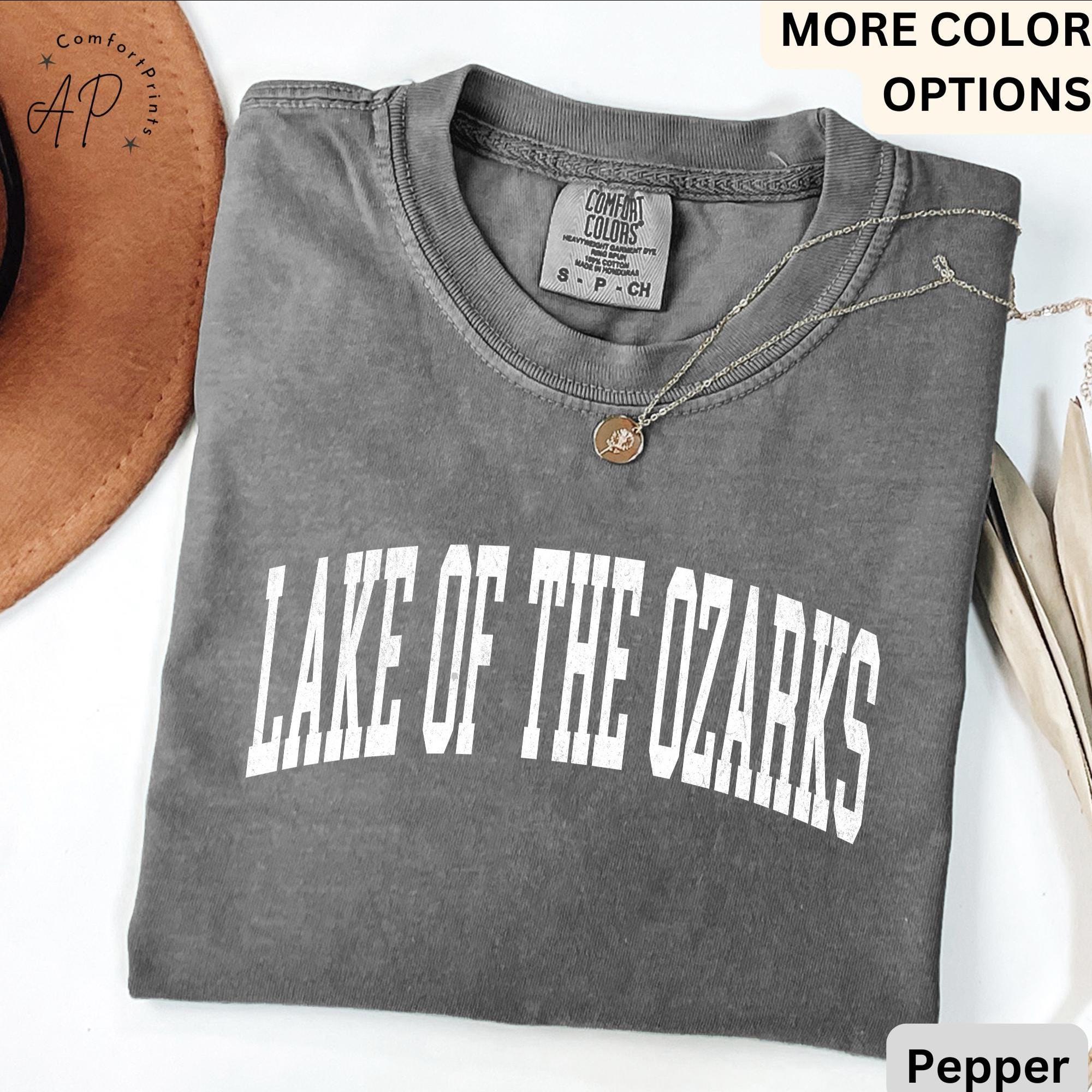 Lake of the Ozarks Comfort Colors® T-Shirt, Souvenir Ozark MO Shirt, Gift for Lake Ozarks Sweatshirt, Lake of the Ozarks Long-Sleeve Shirt