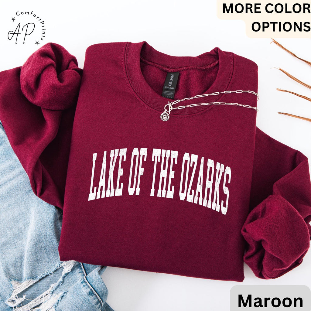 Lake of the Ozarks Comfort Colors® T-Shirt, Souvenir Ozark MO Shirt, Gift for Lake Ozarks Sweatshirt, Lake of the Ozarks Long-Sleeve Shirt