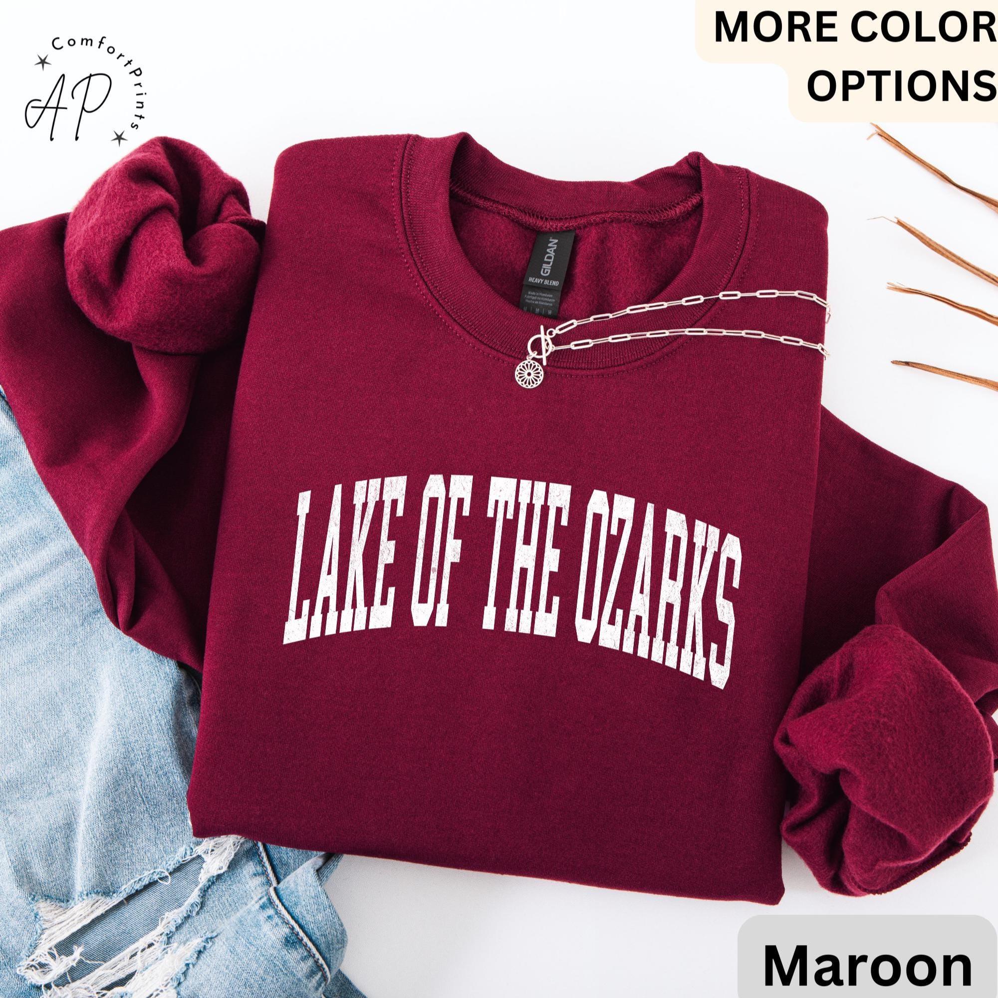 Lake of the Ozarks Comfort Colors® T-Shirt, Souvenir Ozark MO Shirt, Gift for Lake Ozarks Sweatshirt, Lake of the Ozarks Long-Sleeve Shirt
