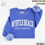 Myrtle Beach Comfort Colors® Sweatshirt, Myrtle Beach South Carolina Sweater, Gift for SC Traveler Shirt, Myrtle Beach Long-Sleeve Shirt
