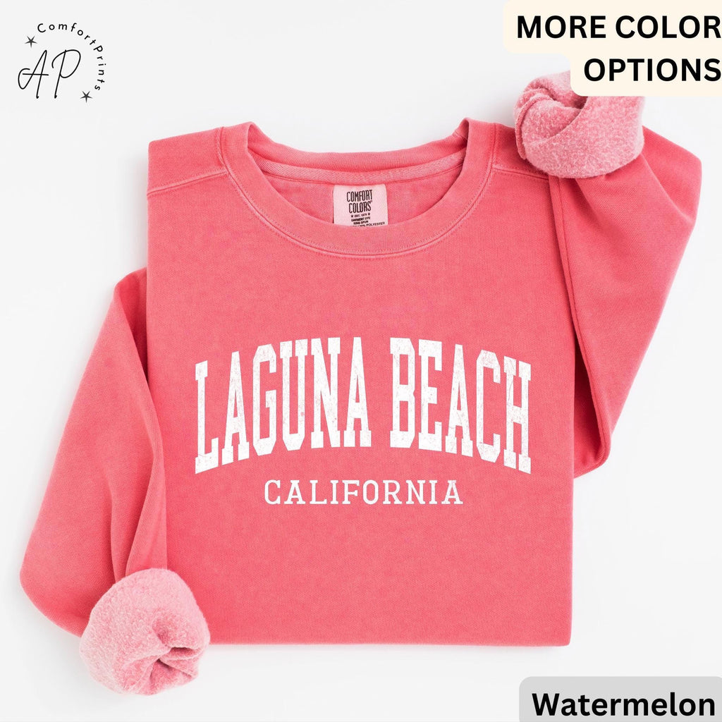 Laguna Beach Comfort Colors® Sweatshirt, Laguna Beach California Sweater, Gift for Laguna Beach T-Shirt, Laguna Beach Long-Sleeve Shirt