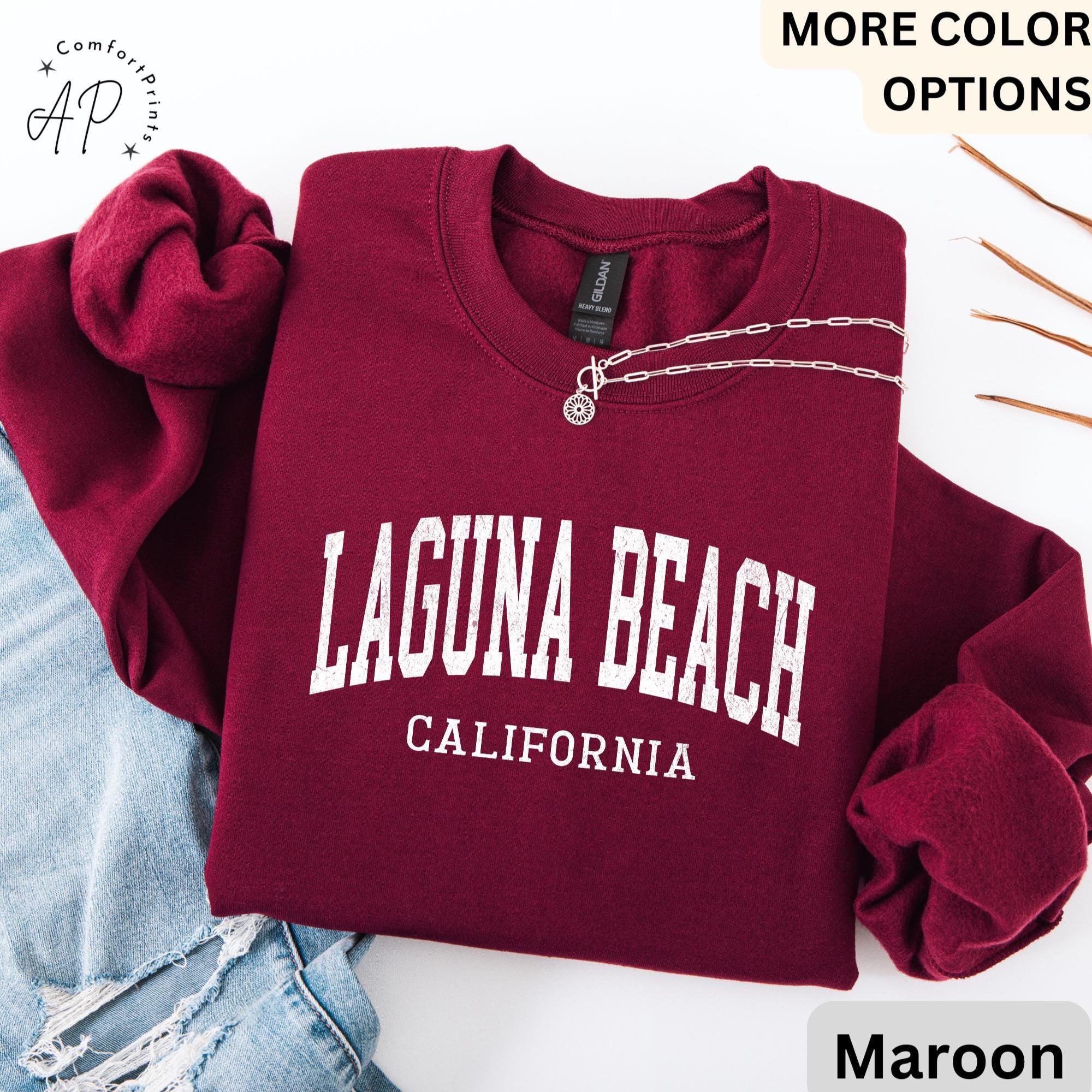 Laguna Beach Comfort Colors® Sweatshirt, Laguna Beach California Sweater, Gift for Laguna Beach T-Shirt, Laguna Beach Long-Sleeve Shirt