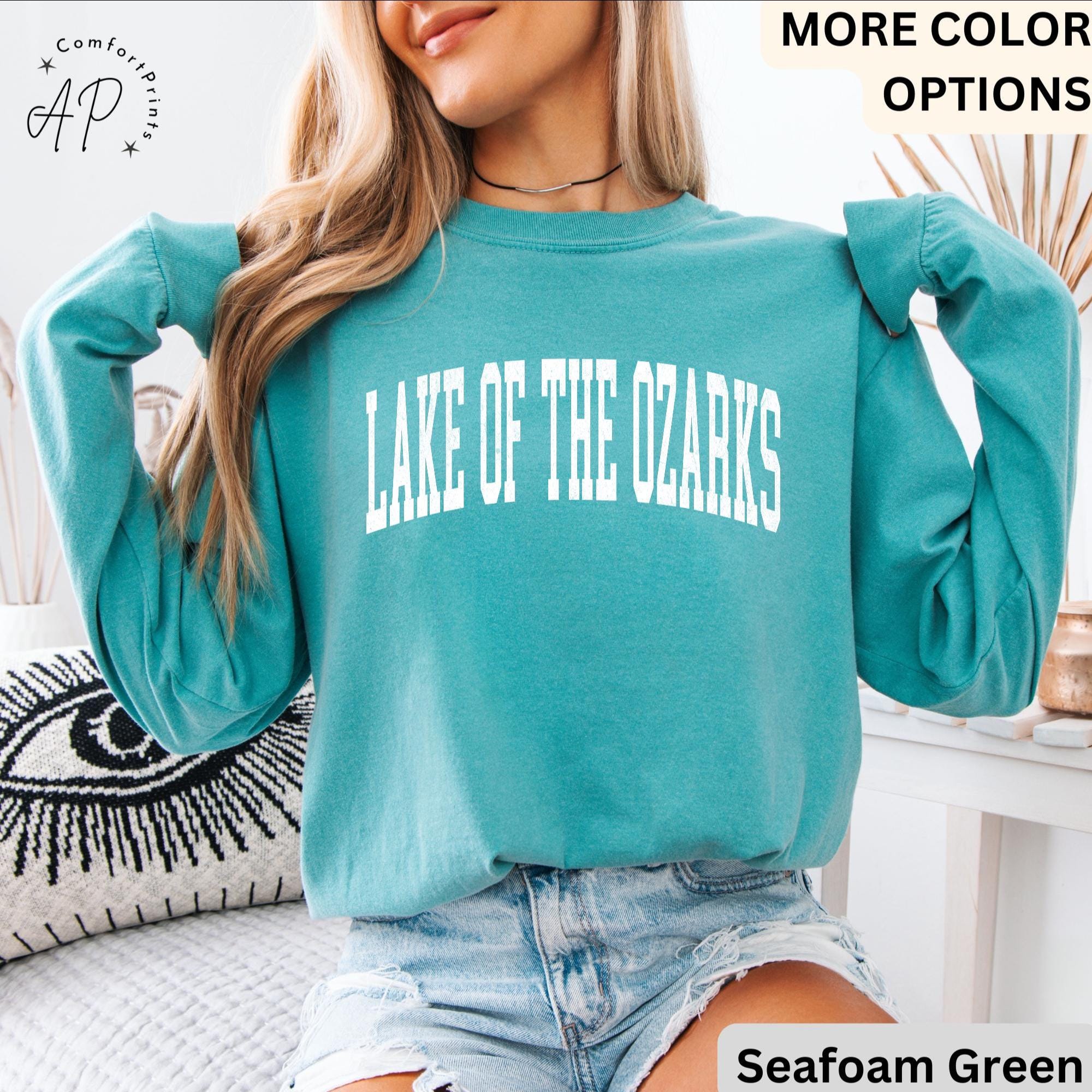 Lake of the Ozarks Comfort Colors® T-Shirt, Souvenir Ozark MO Shirt, Gift for Lake Ozarks Sweatshirt, Lake of the Ozarks Long-Sleeve Shirt