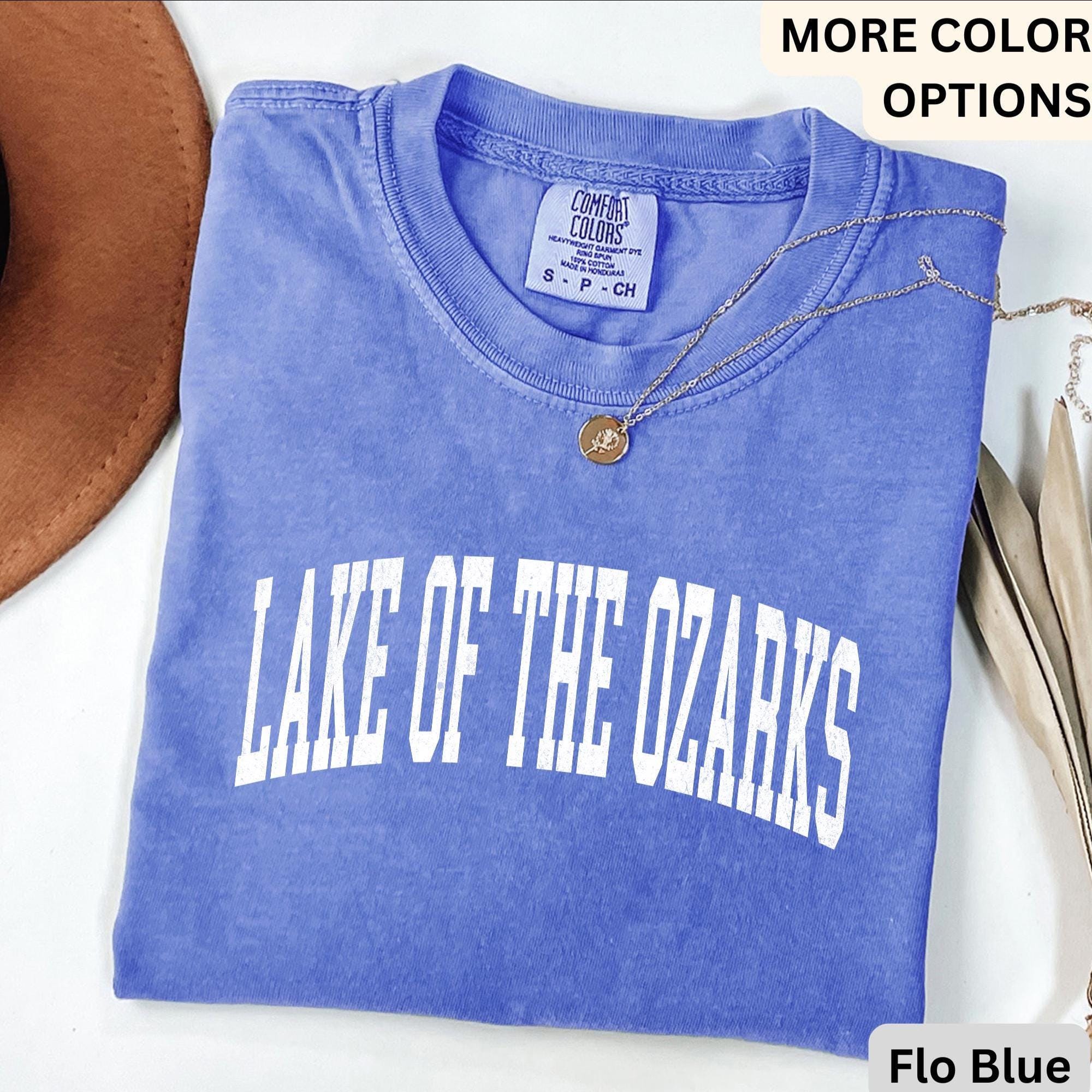 Lake of the Ozarks Comfort Colors® T-Shirt, Souvenir Ozark MO Shirt, Gift for Lake Ozarks Sweatshirt, Lake of the Ozarks Long-Sleeve Shirt