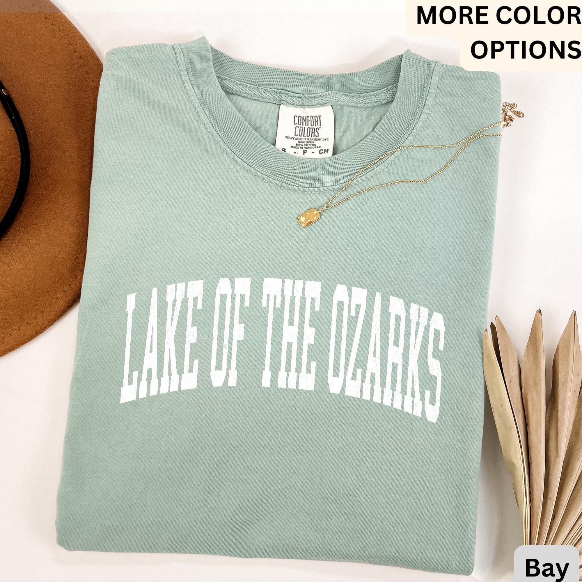 Lake of the Ozarks Comfort Colors® T-Shirt, Souvenir Ozark MO Shirt, Gift for Lake Ozarks Sweatshirt, Lake of the Ozarks Long-Sleeve Shirt