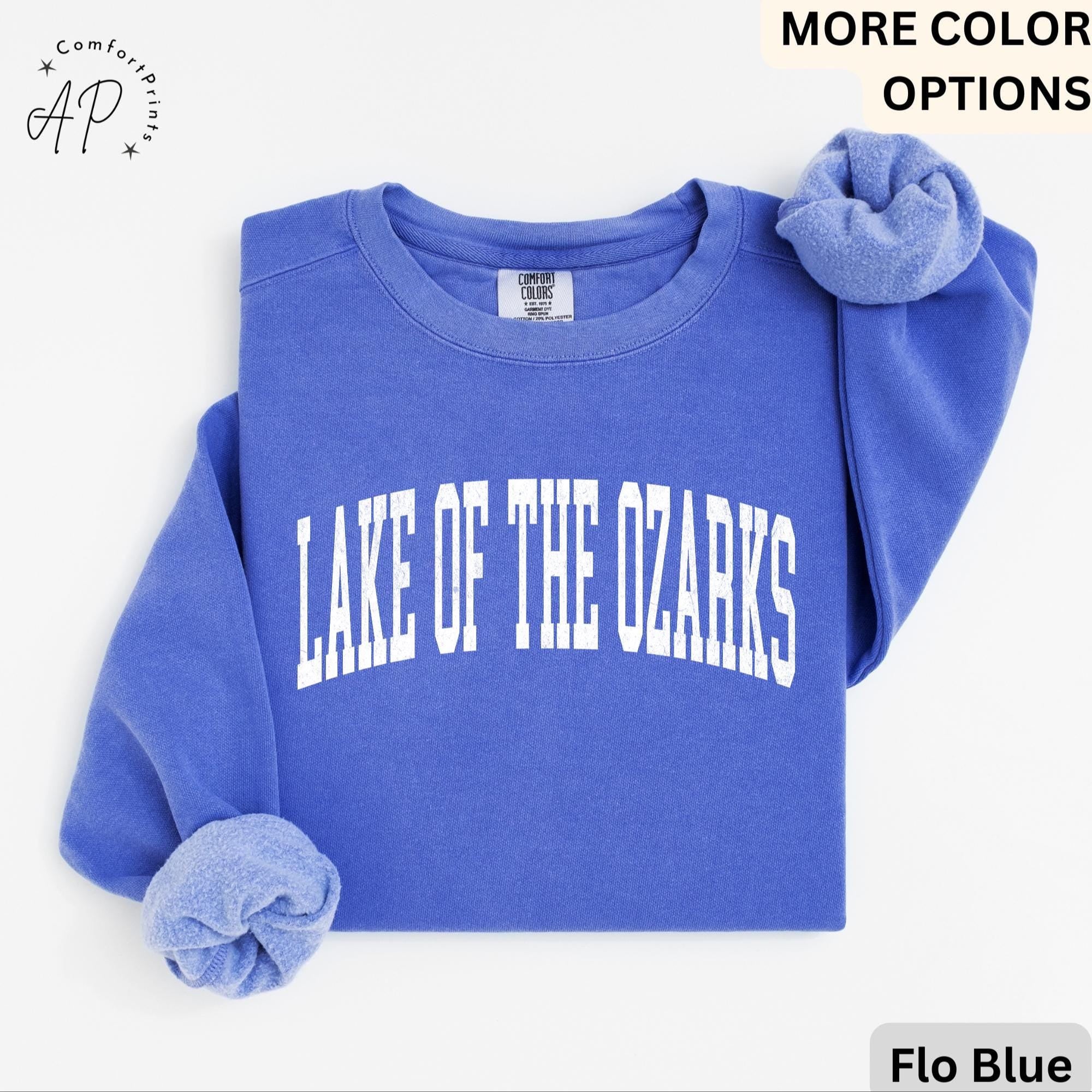 Lake of the Ozarks Comfort Colors® T-Shirt, Souvenir Ozark MO Shirt, Gift for Lake Ozarks Sweatshirt, Lake of the Ozarks Long-Sleeve Shirt