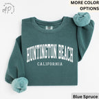 Huntington Beach Comfort Colors® Sweatshirt, Huntington Beach CA Sweater, Gift for Huntington Beach T-Shirt, California Long-Sleeve Shirt