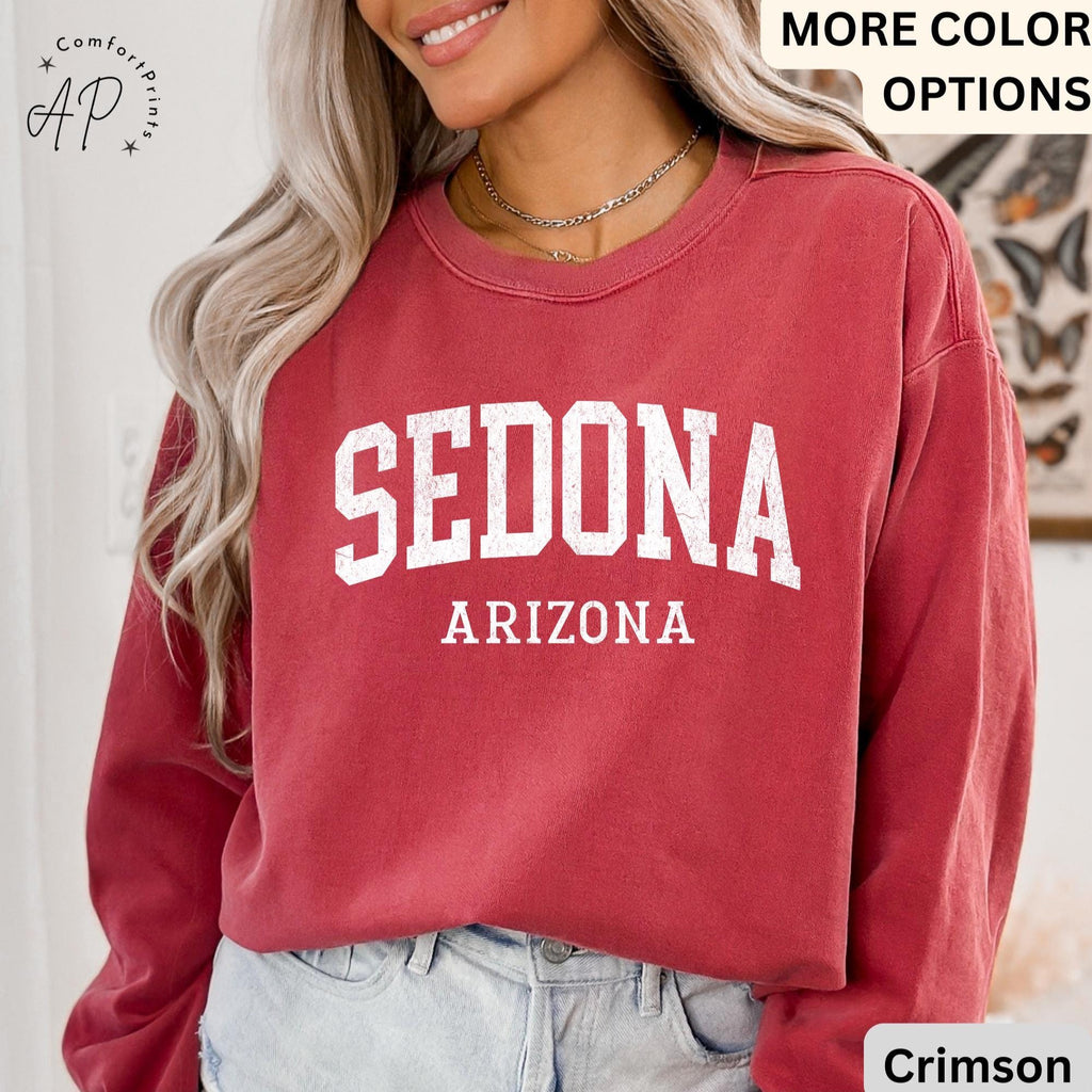 Sedona Arizona Comfort Colors® Sweatshirt, Sedona Arizona AZ Sweater, Gift for Sedona Arizona T-Shirt, Sedona Arizona Long-Sleeve Shirt