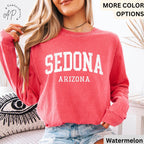 Sedona Arizona Comfort Colors® Sweatshirt, Sedona Arizona AZ Sweater, Gift for Sedona Arizona T-Shirt, Sedona Arizona Long-Sleeve Shirt