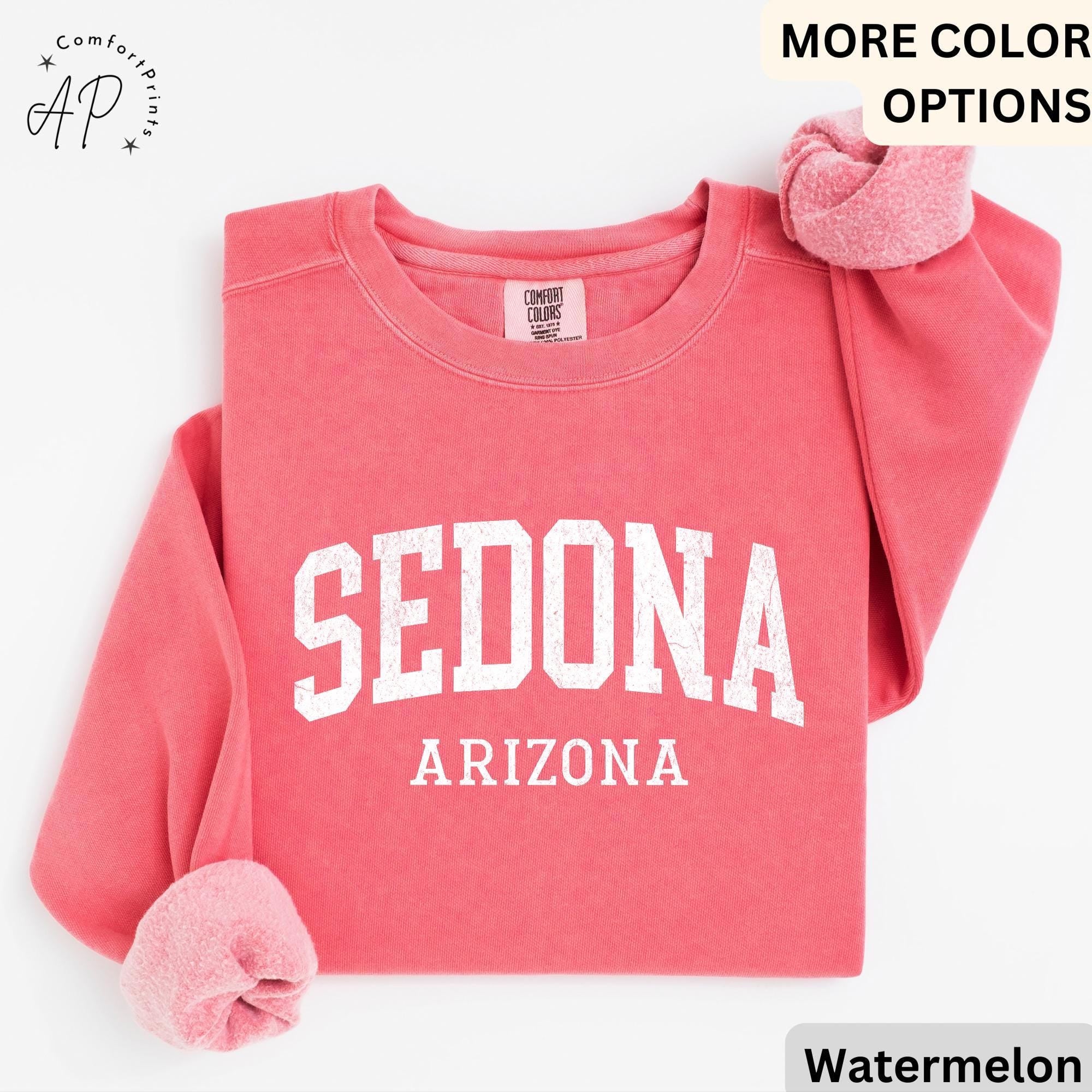 Sedona Arizona Comfort Colors® Sweatshirt, Sedona Arizona AZ Sweater, Gift for Sedona Arizona T-Shirt, Sedona Arizona Long-Sleeve Shirt