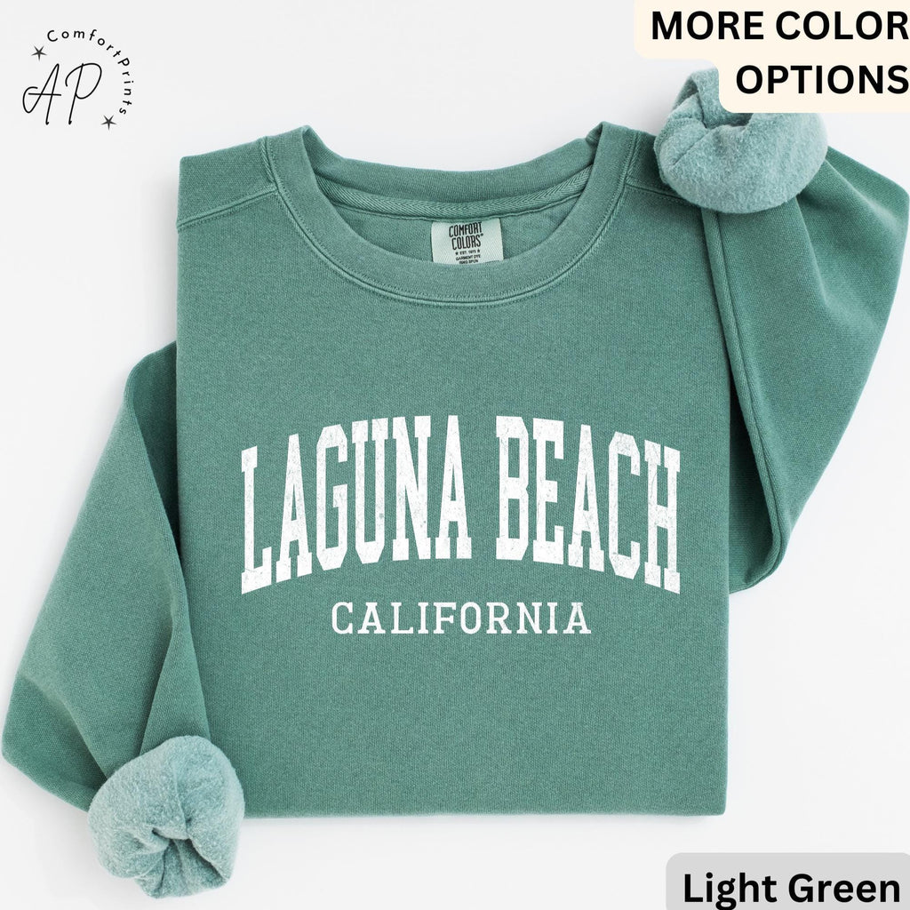 Laguna Beach Comfort Colors® Sweatshirt, Laguna Beach California Sweater, Gift for Laguna Beach T-Shirt, Laguna Beach Long-Sleeve Shirt