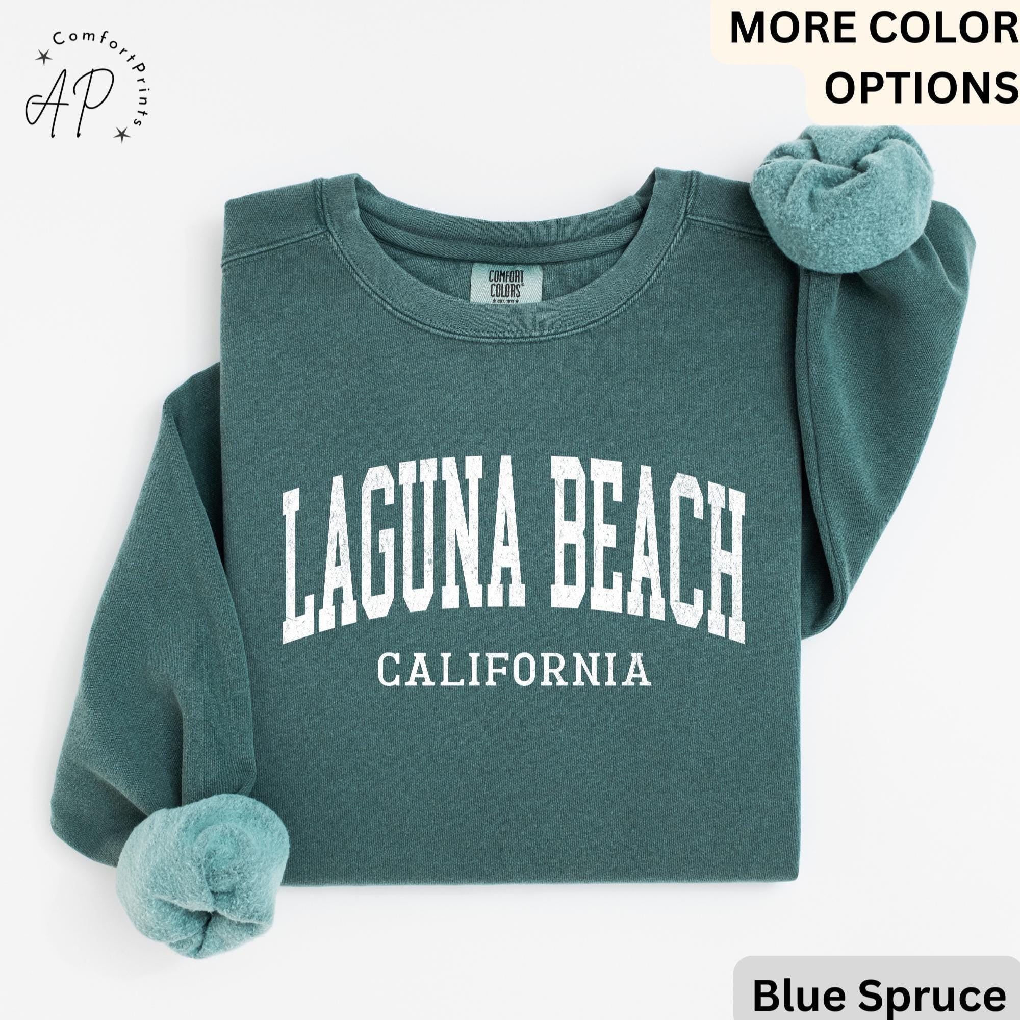 Laguna Beach Comfort Colors® Sweatshirt, Laguna Beach California Sweater, Gift for Laguna Beach T-Shirt, Laguna Beach Long-Sleeve Shirt