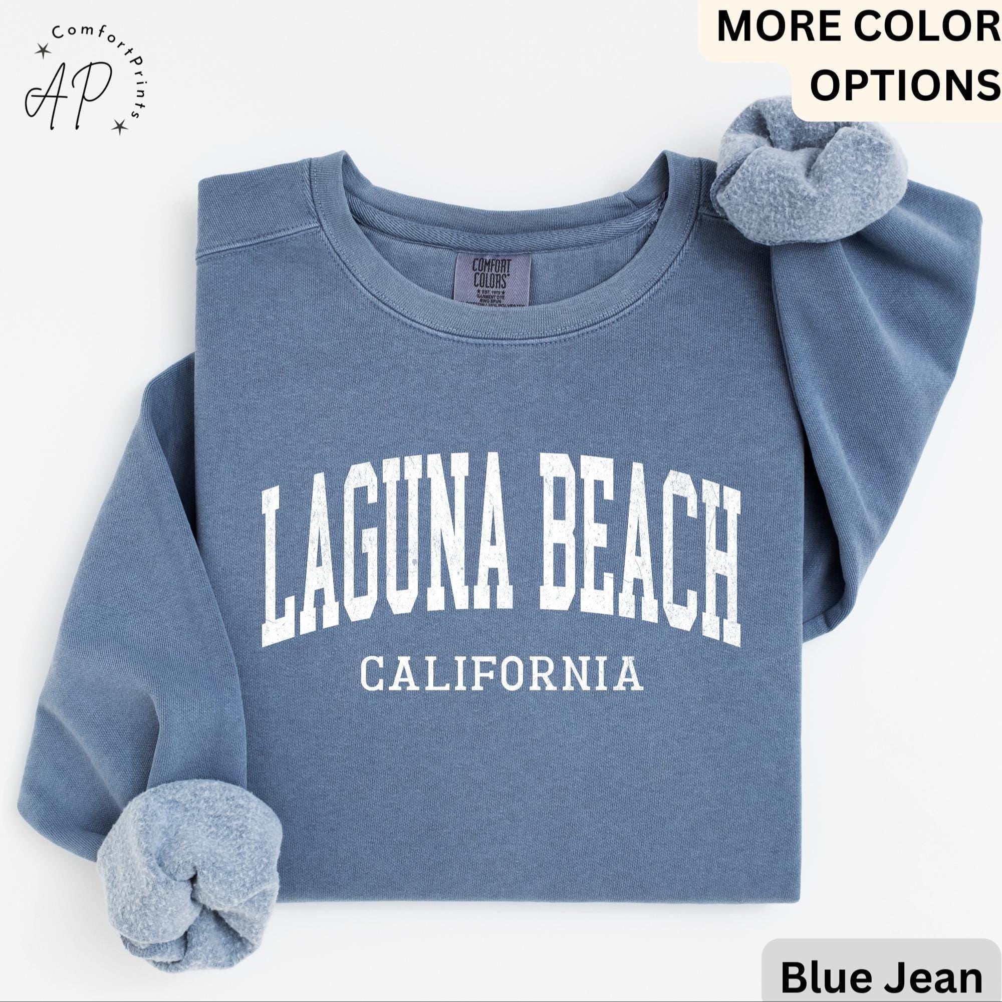 Laguna Beach Comfort Colors® Sweatshirt, Laguna Beach California Sweater, Gift for Laguna Beach T-Shirt, Laguna Beach Long-Sleeve Shirt