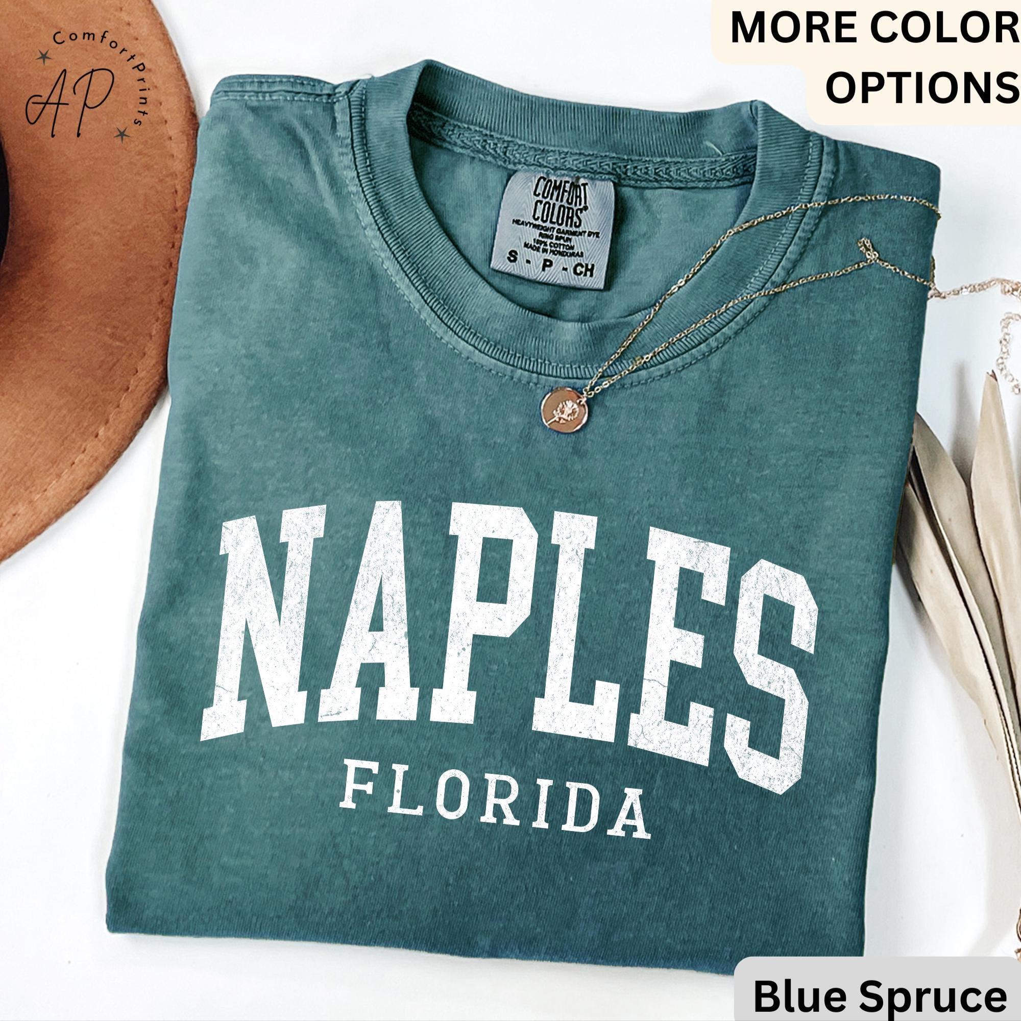 Naples Florida Comfort Colors® T-Shirt, Naples FL Shirt, Gift for Florida Trip Sweatshirt, Naples Souvenir Long-Sleeve Shirt