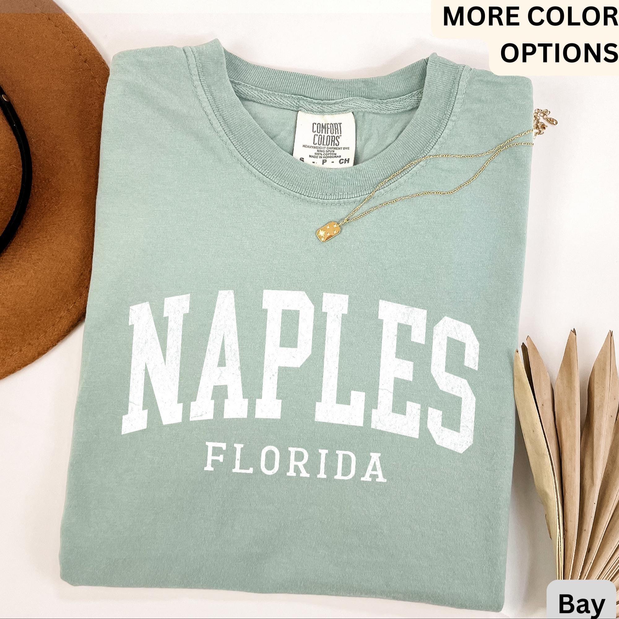 Naples Florida Comfort Colors® T-Shirt, Naples FL Shirt, Gift for Florida Trip Sweatshirt, Naples Souvenir Long-Sleeve Shirt