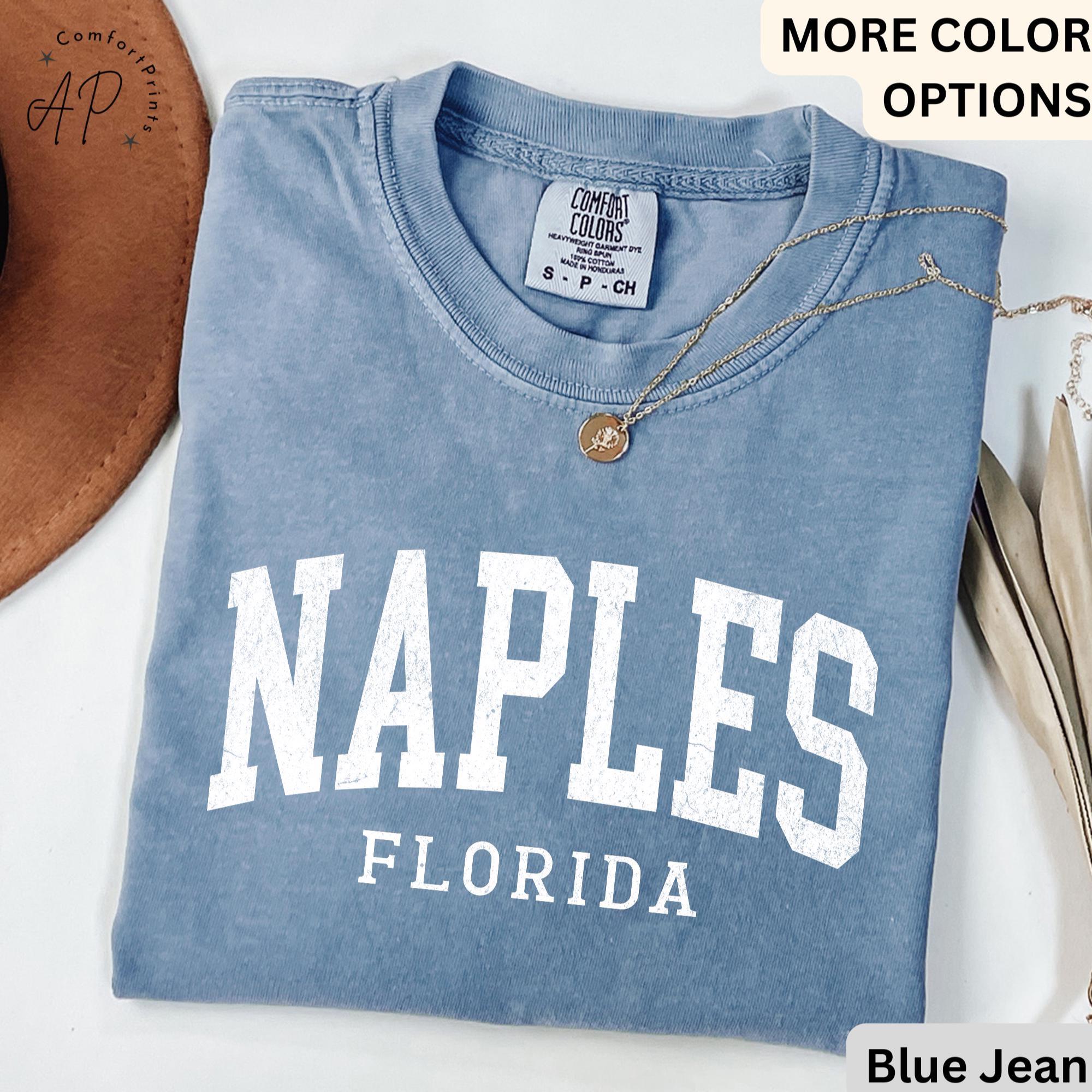 Naples Florida Comfort Colors® T-Shirt, Naples FL Shirt, Gift for Florida Trip Sweatshirt, Naples Souvenir Long-Sleeve Shirt