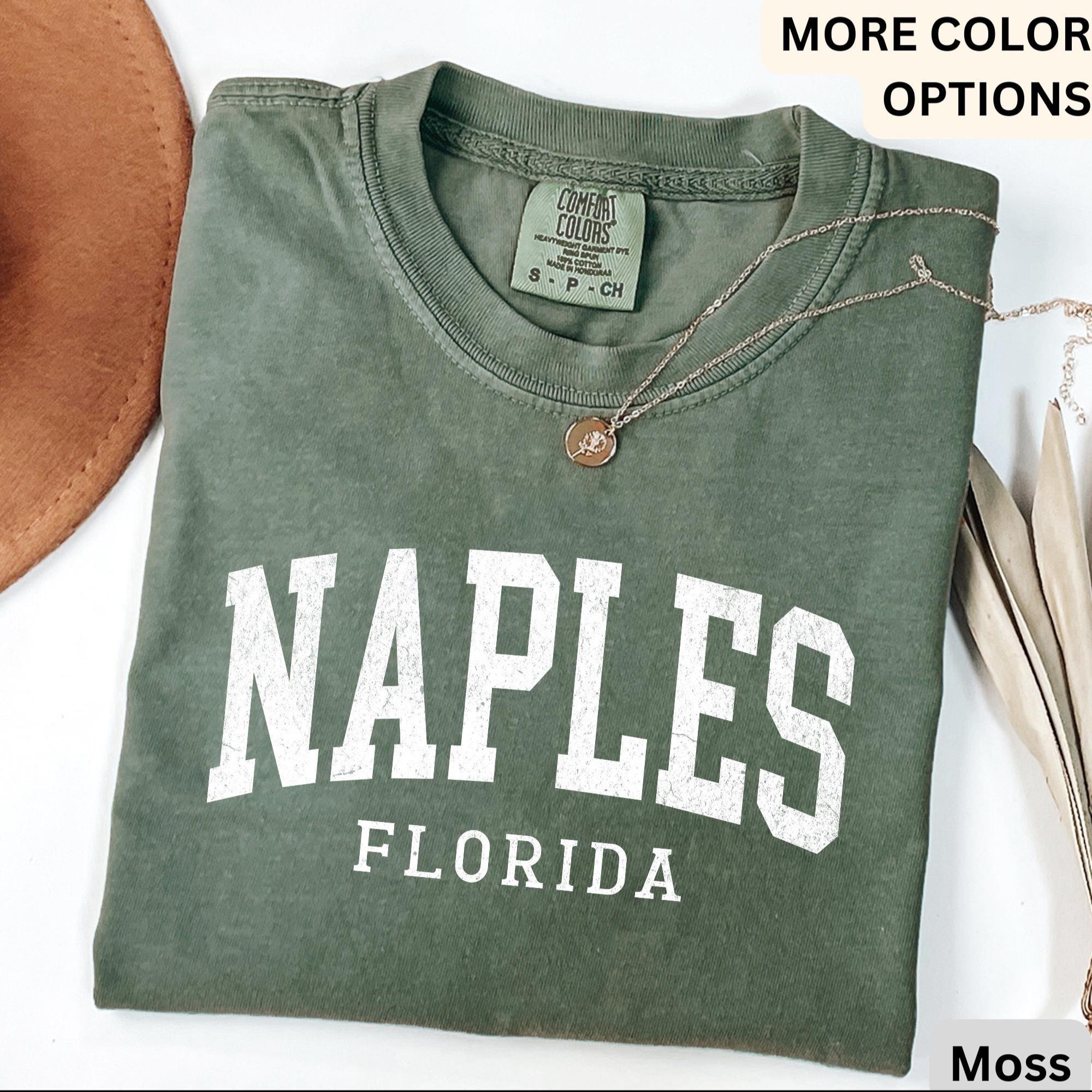 Naples Florida Comfort Colors® Sweatshirt, Naples FL Sweater, Gift for Florida Trip T-Shirt, Naples Souvenir Long-Sleeve Shirt