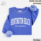 Huntington Beach Comfort Colors® Sweatshirt, Huntington Beach CA Sweater, Gift for Huntington Beach T-Shirt, California Long-Sleeve Shirt