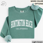 Huntington Beach Comfort Colors® Sweatshirt, Huntington Beach CA Sweater, Gift for Huntington Beach T-Shirt, California Long-Sleeve Shirt
